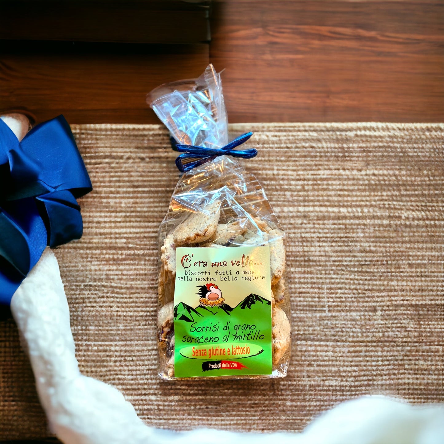 Biscotti al Grano Saraceno e Mirtillo 200gr ℮ senza Glutine e Lattosio