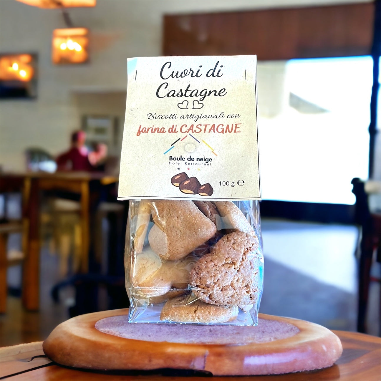 Biscotti Cuori di Castagne 100gr