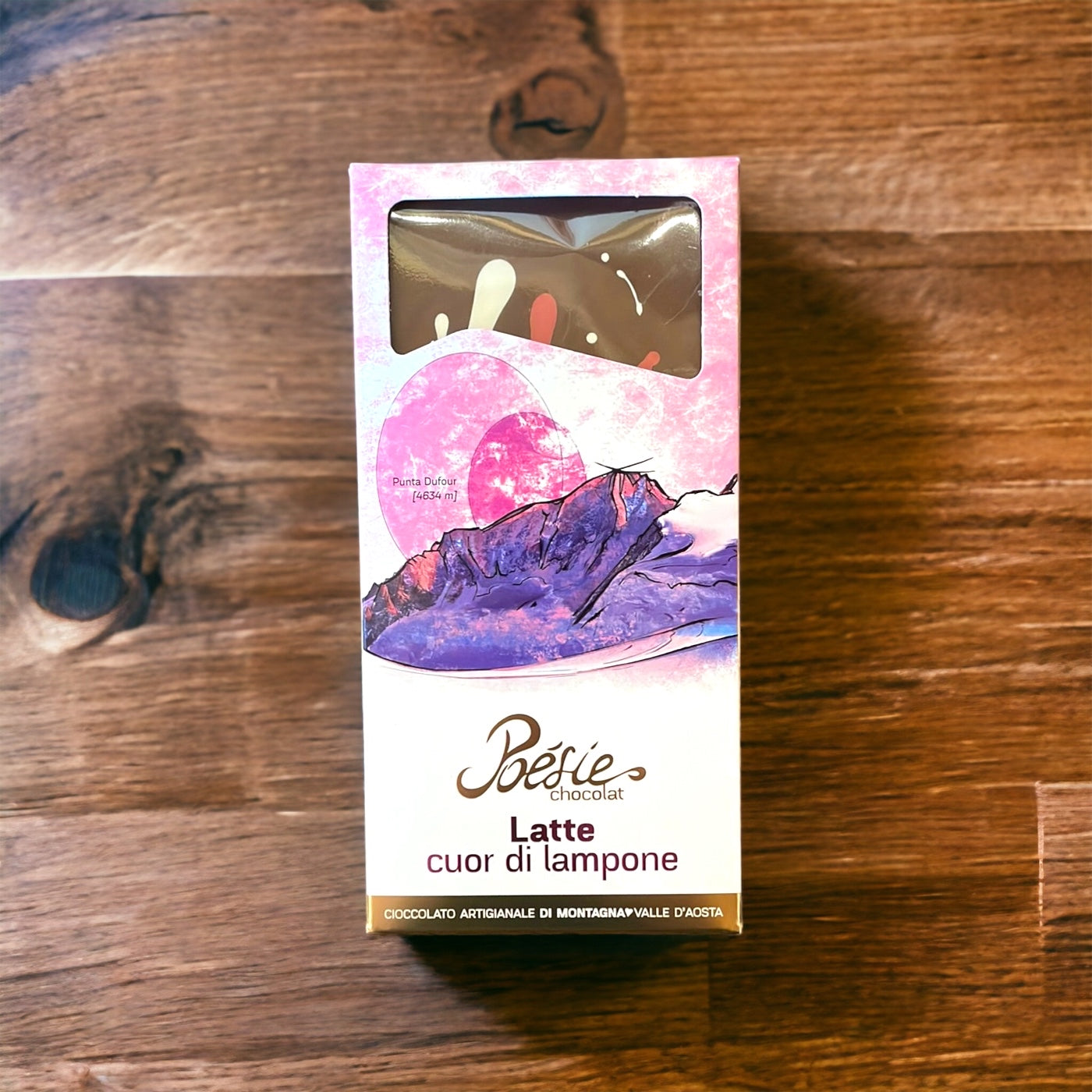 Raspberry Heart Milk Chocolate 85gr