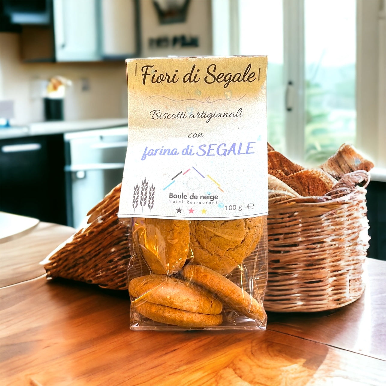 Rye Flower Biscuits 100gr