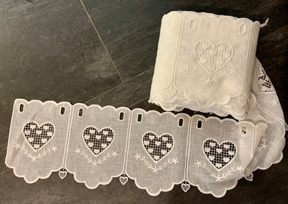 Tendina Mantovana "cuore con stella "