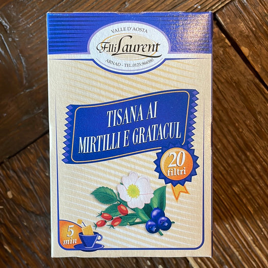 Blueberry and Gratacul herbal tea