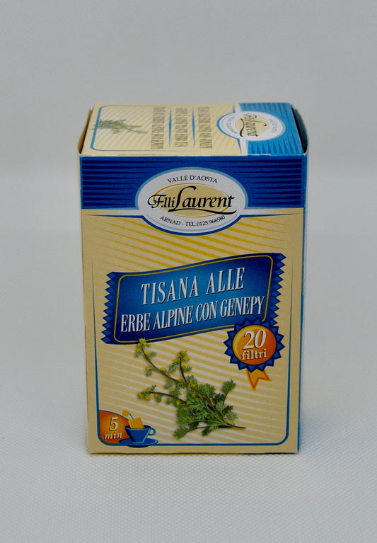 Tisana alle Erbe alpine con Genepy